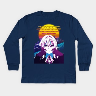 Violet Evergarden Kids Long Sleeve T-Shirt